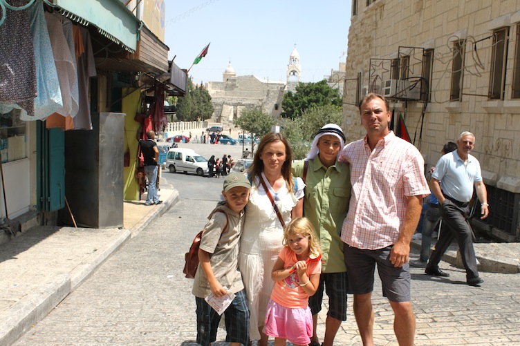 Artur Pawlowski with his wife Marzena and their three children